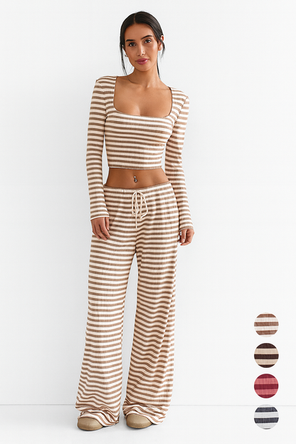 Lucy's Two-Piece Striped Set