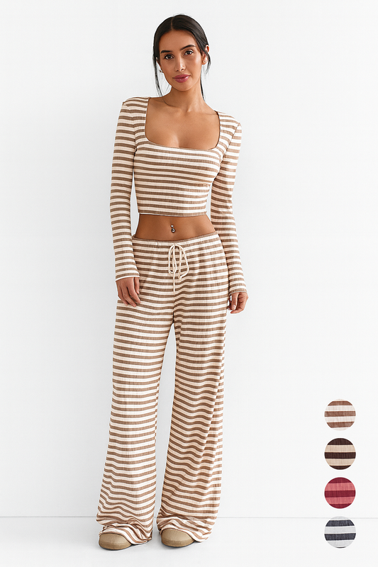 Lucy's Two-Piece Striped Set