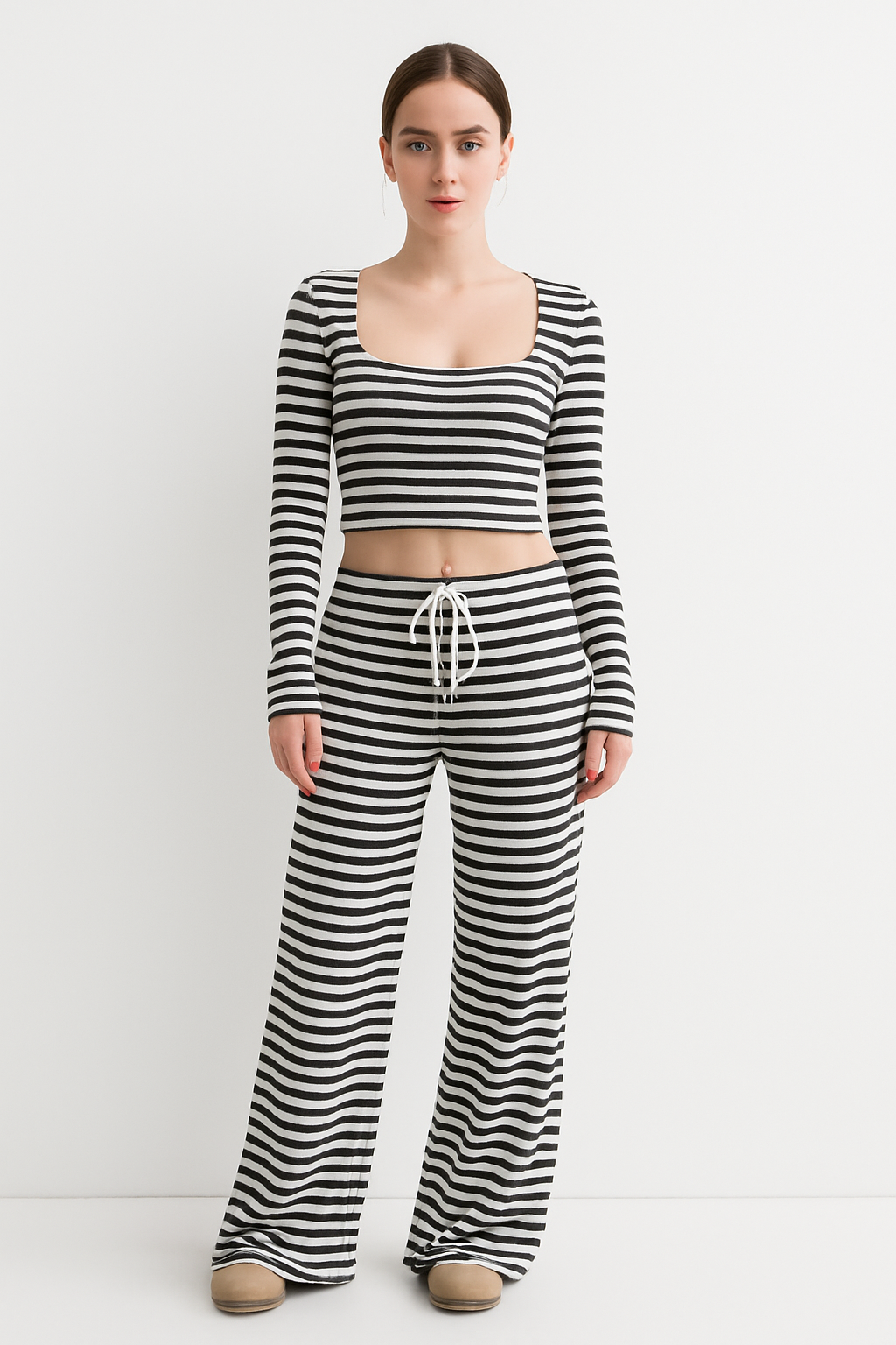 Lucy's Two-Piece Striped Set